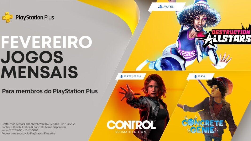 PlayStation Plus, fevereiro 2021
