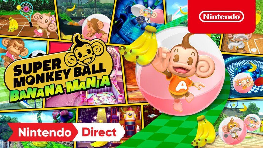 Super Monkey Ball Banana Mania anunciado para a Nintendo Switch