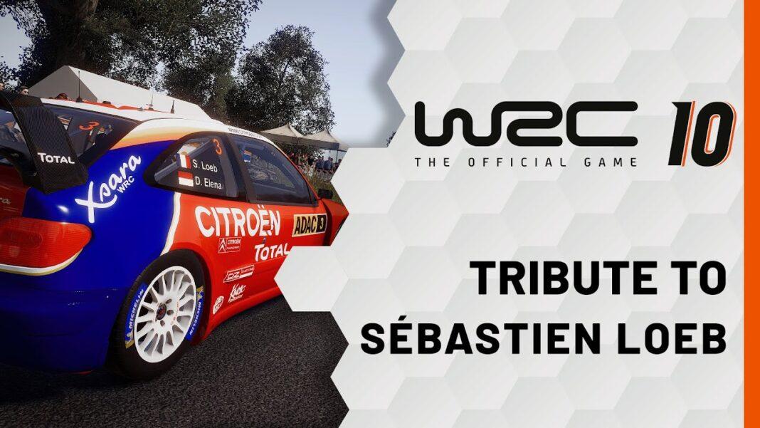 Sébastien Loeb mostra-se no WRC 10